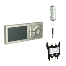 U by Moen Smart Shower 2-Outlet Digital Shower Controller with 1/2" Connections, Wifi Technology, Thermostatic Shower Valve, and Backup Battery Kit
