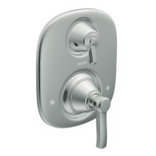 Double Handle Moentrol Pressure Balanced with Volume Control and Integrated Diverter Valve Trim from the Rothbury Collection (Less Valve)