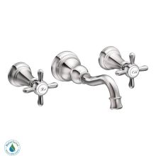 Weymouth 1.2 GPM Wall Mounted Widespread Bathroom Faucet