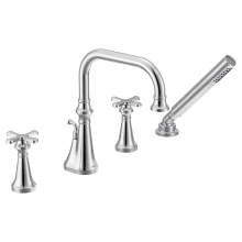 Colinet Deck Mounted Roman Tub Filler with Built-In Diverter - Includes Hand Shower