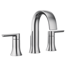 Doux 1.2 GPM Widespread Bathroom Faucet - Less Valve and Drain Assembly