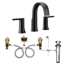 Doux 1.2 GPM Widespread Bathroom Faucet - with Valve and Drain Assembly