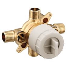 M-Core 4 Port Pressure Balanced 1/2" CC and IPS Tub and Shower Valve with Stops