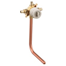 M-Core 4 Port Pressure Balanced 1/2" Cold Expansion PEX Tub and Shower Valve with Stops