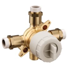 M-Core 4 Port Pressure Balanced 1/2" CPVC Tub and Shower Valve with CC and IPS Tub Outlet