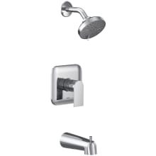 Genta LX Tub and Shower Trim Package with 1.75 GPM Multi Function Shower Head
