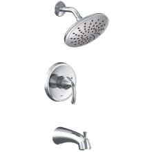 Glyde Tub and Shower Trim Package with 1.75 GPM Single Function Shower Head