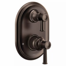 Belfield 2 Function Pressure Balanced Valve Trim Only with Double Lever Handle, Integrated Diverter - Less Rough In