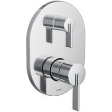 Cia 3 Function Pressure Balanced Valve Trim Only with Double Lever Handle and Integrated Diverter - Less Rough In