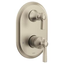 Flara 2 Function Pressure Balanced Valve Trim Only with Double Lever Handle, Integrated Diverter - Less Rough In