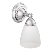 Brantford 10" Tall Single Light Bathroom Sconce with Frosted Shade
