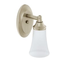 Eva 10" Tall Single Light Bathroom Sconce with Frosted Shade