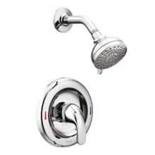 Alder Posi-Temp Single Handle Pressure Balanced Shower Trim with Multi-Function Shower Head
