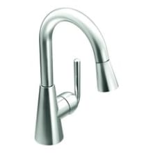 Single High Arc Bar Faucet with Pull Out Spray from the Ascent Collection (Low Lead Compliant)