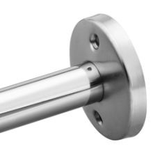 Stainless Shower Rod Flange Set from the Donner Commercial Collection