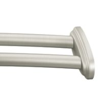 Double 57" - 60" Adjustable Curved Shower Rod