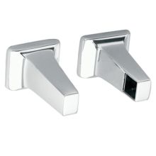3/4" Square Towel Bar Posts Pair from the Donner Contemporary Collection