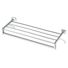 Towel Bar with Shelf from the Donner Hotel Motel Collection