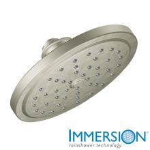 Fina 2.5 GPM Rainshower Shower Head with Immersion Technology