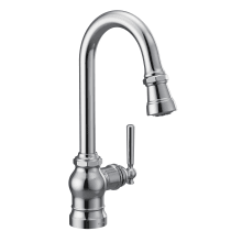 Paterson 1.5 GPM Single Hole Pull Down Bar Faucet with Duralast Cartridge and Reflex, PowerClean, and Duralock Technologies