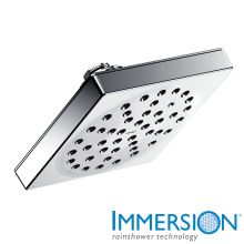 6 3/8" Single Function Shower Head from the 90 Degree Collection