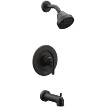 Gibson Posi-Temp Pressure Balanced Tub and Shower Trim Package with Single Function Showerhead and Single Lever Valve Trim - Less Rough In Valve