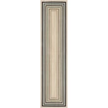 Heirloom 2' x 8' Polyester Geometric and Striped Indoor Rectangular Area Rug