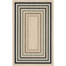 Heirloom 5' x 8' Polyester Geometric and Striped Indoor Rectangular Area Rug