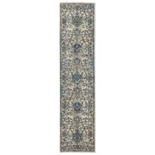 Whimsy 2' x 8' Polypropylene Floral and Vintage Indoor Rectangular Area Rug