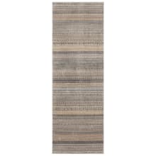 Reverb 2' x 10' Polyester Striped Indoor Rectangular Area Rug