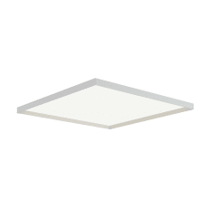 Bina 16" Wide LED Flush Mount Square Ceiling Fixture with Indirect Lighting