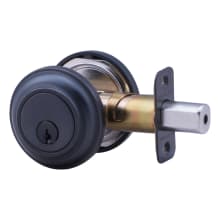 Keyed Entry Double Cylinder Deadbolt from the Mediterranean Collection