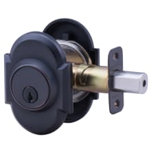 Keyed Entry Double Cylinder Deadbolt from the Traditional Collection