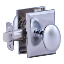 Passage Door Knob Set with K1 Knob and R2 Rose from the Contemporary Collection