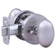 Privacy Door Knob Set with K1 Knob and R4 Rose from the Contemporary Collection