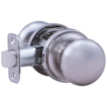 Passage Door Knob Set with K2 Knob and R1 Rose from the Contemporary Collection