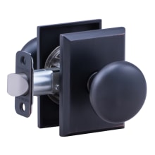 Passage Door Knob Set with K2 Knob and R2 Rose from the Contemporary Collection