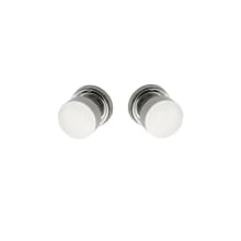 Full Dummy Door Knob Set with K3 Knob and R1 Rose from the Mediterranean Collection
