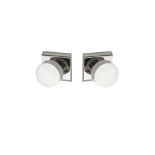 Full Dummy Door Knob Set with K3 Knob and R5 Rose from the Contemporary Collection