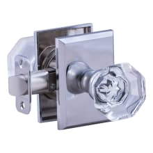 Passage Door Knob Set with K4 Knob and R2 Rose from the Contemporary Collection