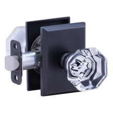 Passage Door Knob Set with K4 Knob and R2 Rose from the Contemporary Collection