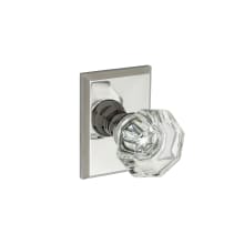 Single Dummy Door Knob Set with K4 Knob and R2 Rose from the Contemporary Collection