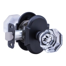 Passage Door Knob Set with K4 Knob and R3 Rose from the Contemporary Collection