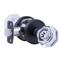 Passage Door Knob Set with K4 Knob and R4 Rose from the Contemporary Collection