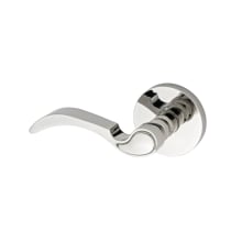 Left Handed Single Dummy Door Knob Set with L1 Knob and R4 Rose from the Contemporary Collection