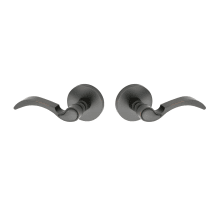 Full Dummy Door Knob Set with L1 Knob and R4 Rose from the Contemporary Collection