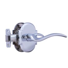 Privacy Door Knob Set with L2 Knob and R3 Rose from the Rustic Collection
