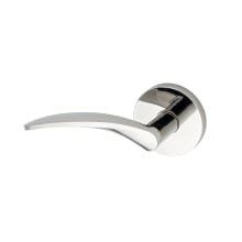Left Handed Single Dummy Door Knob Set with L3 Knob and R4 Rose from the Contemporary Collection