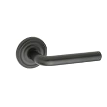 Right Handed Single Dummy Door Knob Set with L5 Knob and R1 Rose from the Transitional Collection