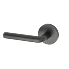 Left Handed Single Dummy Door Knob Set with L5 Knob and R4 Rose from the Transitional Collection